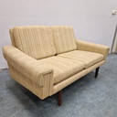 1950s Vintage Bench Two-Seater Sofa Fifties