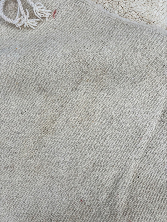 Image 1 of Modern Minimalist White Moroccan Area Rug