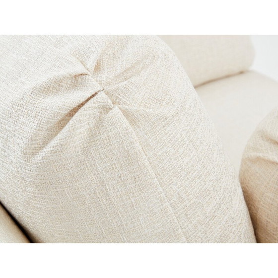 Image 1 of Pair of vintage solid oak armchairs for La Maison Jansen, 1960