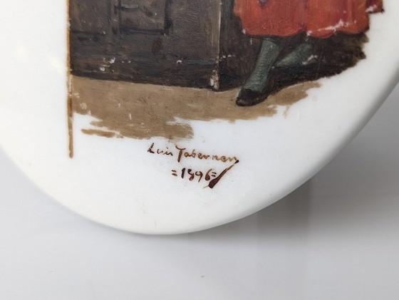 Image 1 of Luis Taberner In Oil On Porcelain