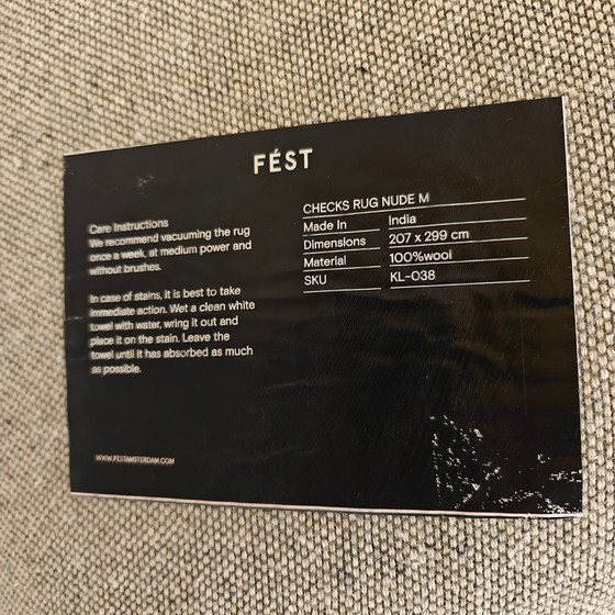 Image 1 of Fest Amsterdam Checks Rug Medium - 207 x 299 cm | Excellent Condition