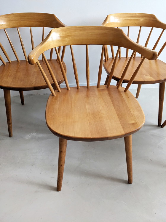 Image 1 of 4x Yngve Ekström for Stolab Småland' Dining Chair