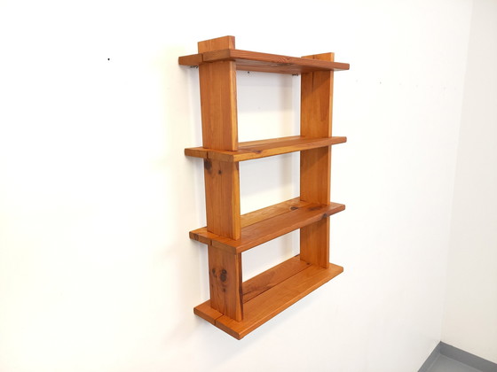 Image 1 of Vintage Pine Wall Shelf 80s Regain Home Style