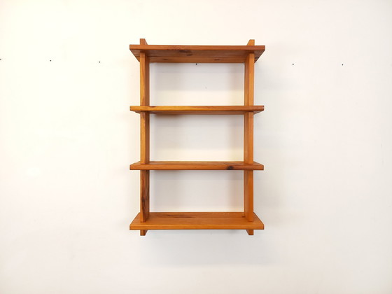 Image 1 of Vintage Pine Wall Shelf 80s Regain Home Style