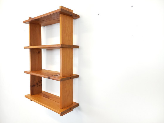 Image 1 of Vintage Pine Wall Shelf 80s Regain Home Style
