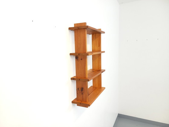 Image 1 of Vintage Pine Wall Shelf 80s Regain Home Style
