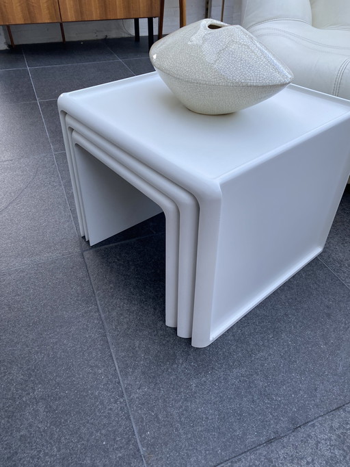 Peter Ghyczy vintage side table set.