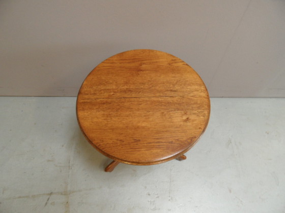 Image 1 of Vintage oak side table