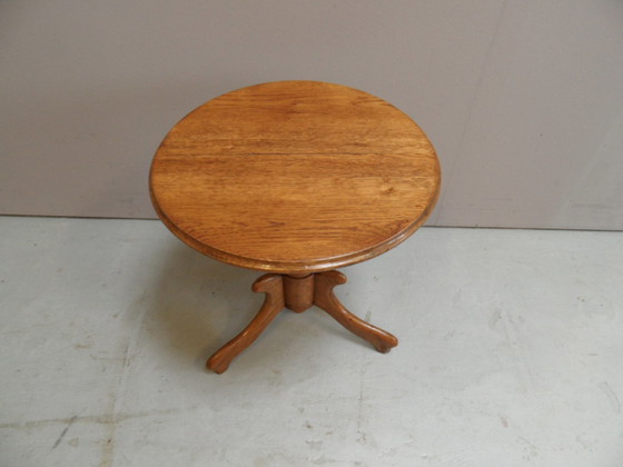 Image 1 of Vintage oak side table
