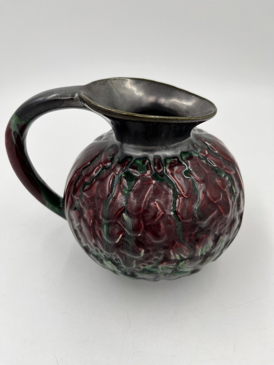 Image 1 of Art Deco Pitcher From La Faïencerie De Thulin