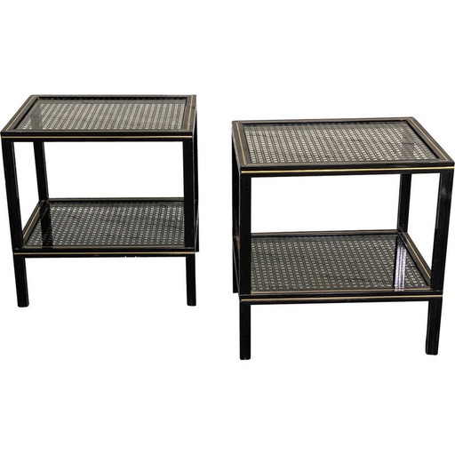 Pair of vintage side tables by Pierre Vandel