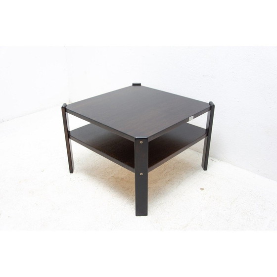 Image 1 of Vintage beech wood coffee table, Czechoslovakia 1980s