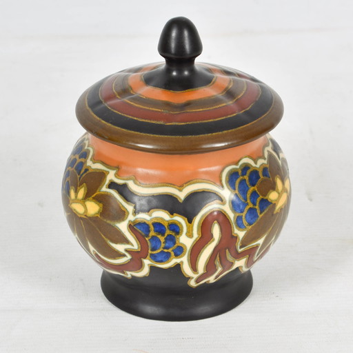 Elegant Lid Jar - Nadro Gold Plating