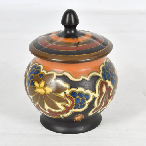 Elegant Lid Jar - Nadro Gold Plating