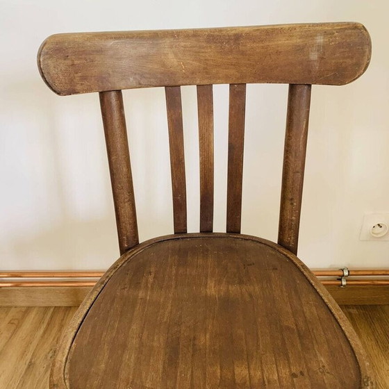 Image 1 of Set of 4 mismatched vintage chairs