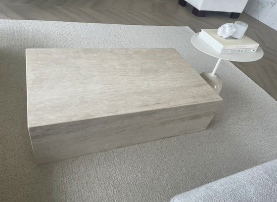 Image 1 of Travertine coffee table block