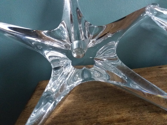 Image 1 of Candleholders Cristal Daum France Étoile De Mer