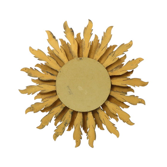 Image 1 of Rare Wooden Sun Mirror Xl