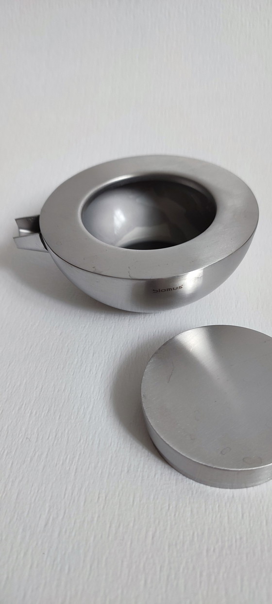 Image 1 of Blomus stainless steel Asia Milk & Sugar Cream Set Stotz Design Bauhaus