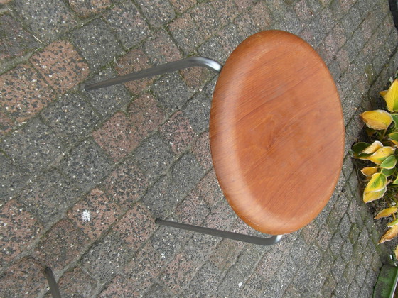 Image 1 of 2x Dot Stools By Arne Jacobsen For Fritz Hansen