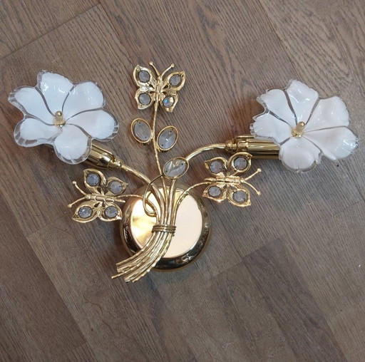 Italian Wall Lamp Butterflies