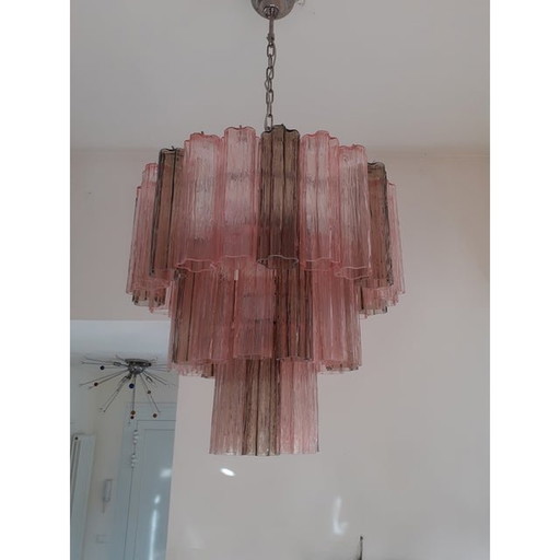 Italian Murano Style Glass Sputnik Chandelier