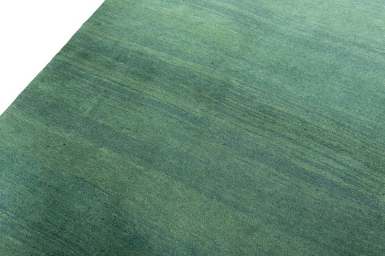 Image 1 of 204 X 149 Cm Hand-Knotted Gabbeh Loribaft Rug In Green