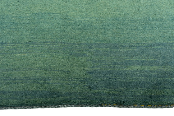 Image 1 of 204 X 149 Cm Hand-Knotted Gabbeh Loribaft Rug In Green