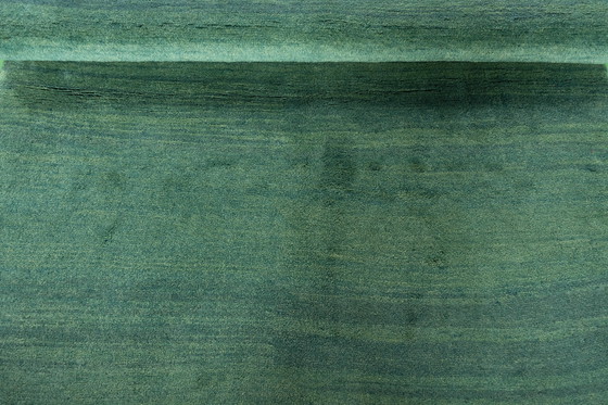 Image 1 of 204 X 149 Cm Hand-Knotted Gabbeh Loribaft Rug In Green