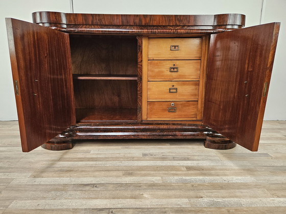 Image 1 of Art Decò Sideboard By Levi Minzi In Walnut Briar