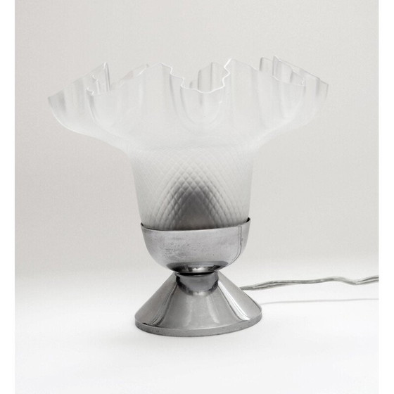 Image 1 of Vintage glass lamp