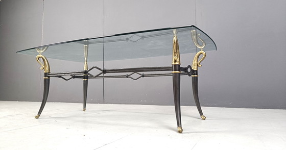 Image 1 of Mid century hollywood regency coffee table, 1960s