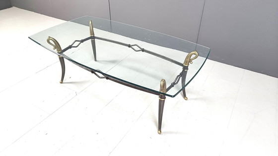 Image 1 of Mid century hollywood regency coffee table, 1960s