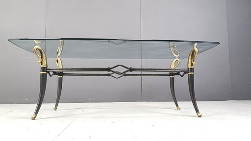 Mid century hollywood regency coffee table, 1960s