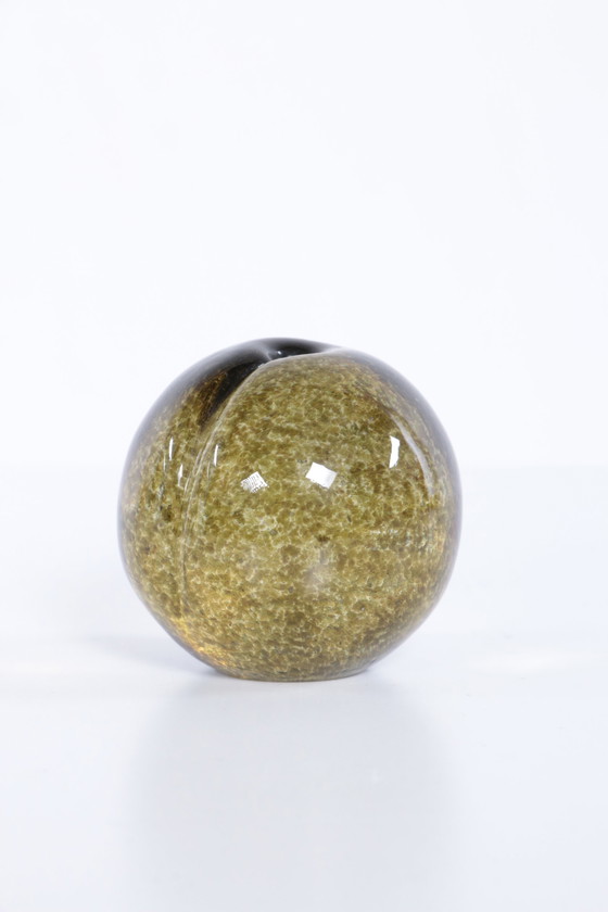 Image 1 of Barley Lands Paperweight Peach Green