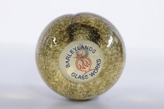 Image 1 of Barley Lands Paperweight Peach Green