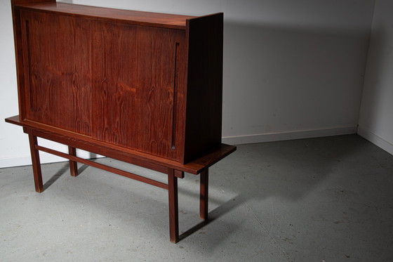 Image 1 of Floating teak bar cabinet by J. Batenburg for MI Belgium