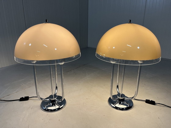 Image 1 of Baulmann Form-Leuchte Table Lamps, 1960'S