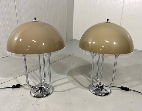 Image 1 of Baulmann Form-Leuchte Table Lamps, 1960'S