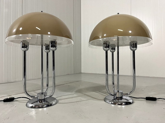 Image 1 of Baulmann Form-Leuchte Table Lamps, 1960'S