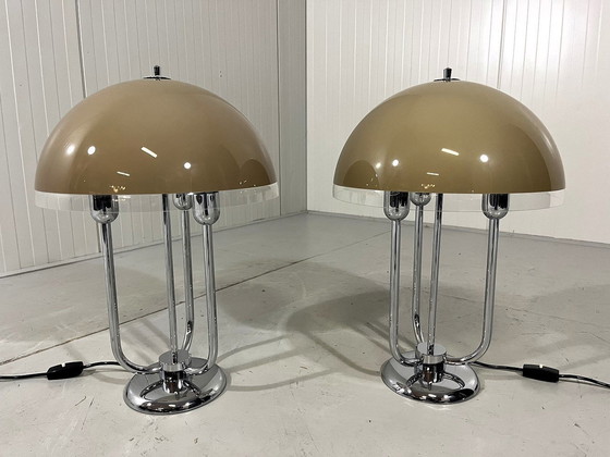 Image 1 of Baulmann Form-Leuchte Table Lamps, 1960'S