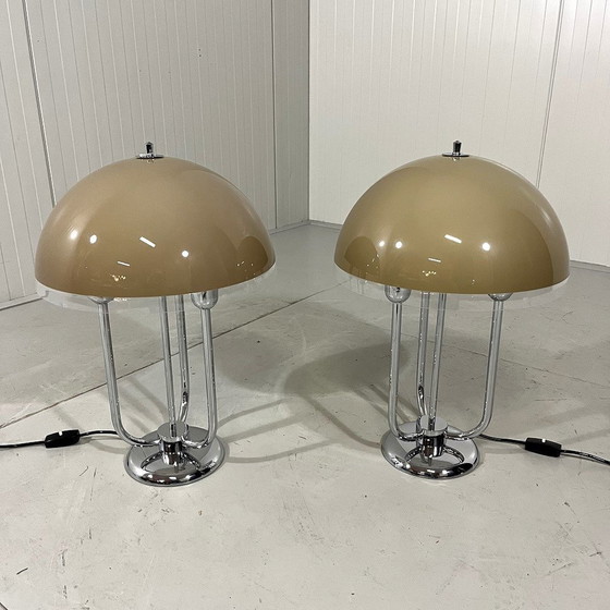 Image 1 of Baulmann Form-Leuchte Table Lamps, 1960'S