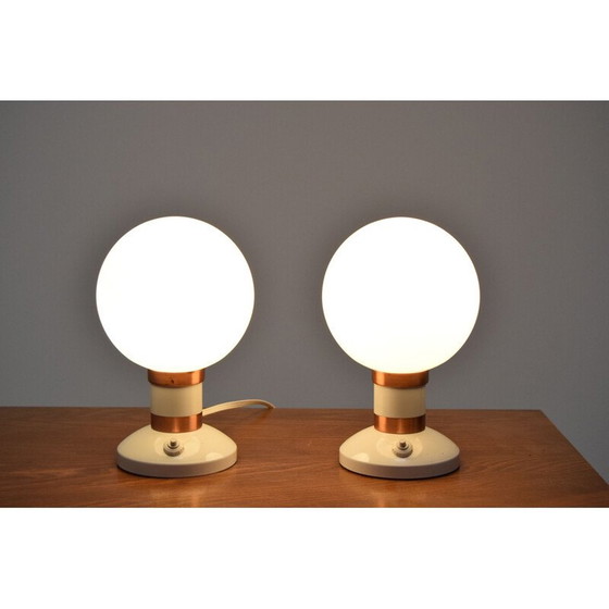 Image 1 of Coppia di lampade da tavolo vintage di Drukov, Cecoslovacchia 1970