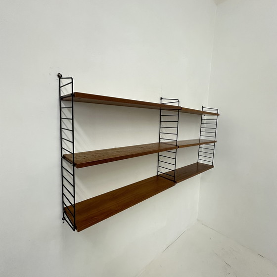 Image 1 of Mid-Century Nisse Strinning string design wall unit , 1960s