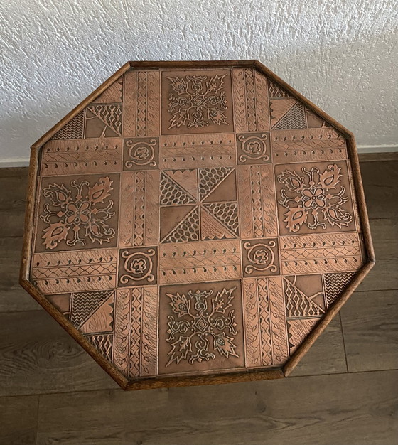 Image 1 of Smoking Table With Copper Top