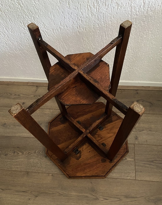 Image 1 of Smoking Table With Copper Top