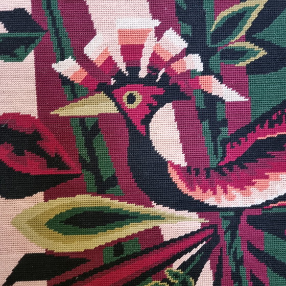 Image 1 of Peinture tissée vintage pheonix