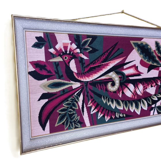 Image 1 of Peinture tissée vintage pheonix