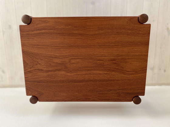 Image 1 of Hans J. Wegner tray table with loose reversible top