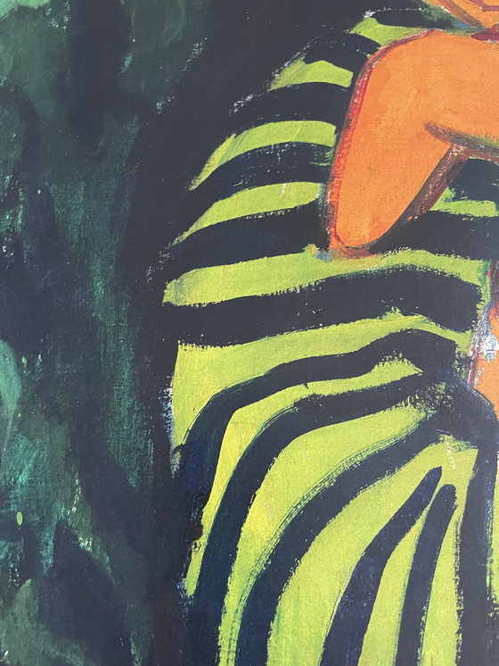 Image 1 of Ernst Ludwig Kirchner (1880-1938), Artist, 1910, Original Exhibition Poster Sweden, Copyright Ernst Ludwig Kirchner